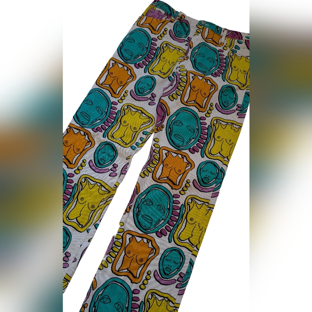 Patrick Church “All Over You” Light Soft Grey Denim Jeans, Size 30, EUC